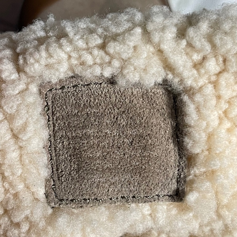 Coach Taupe & Cream Shearling-Lined Winter Boots - Picture 3 of 9